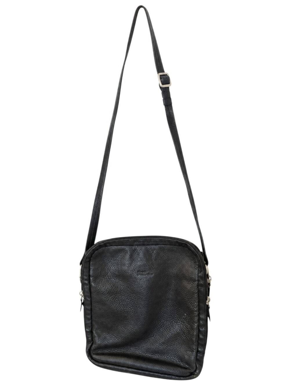 Derek Alexander Crossbody Bag Women OS Black Leather Organizer